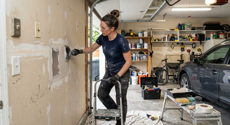 Garage Drywall Taping Service